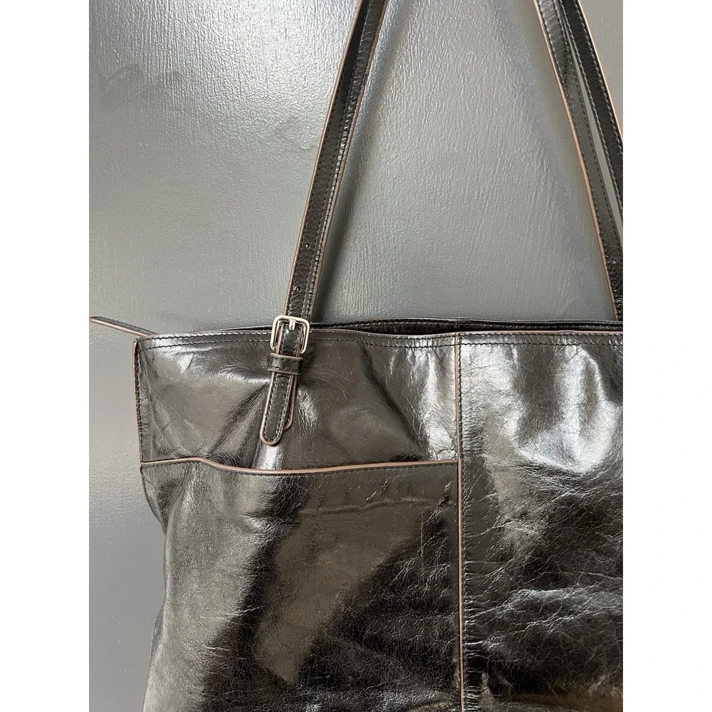 HOBO polished leather
